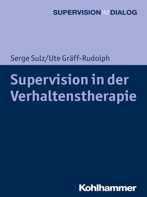 cover image of Supervision in der Verhaltenstherapie